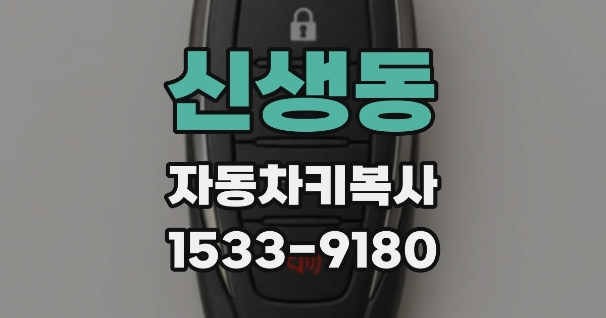 신생동 자동차키복사
