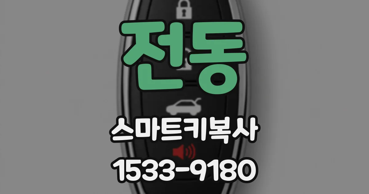전동 스마트키복사