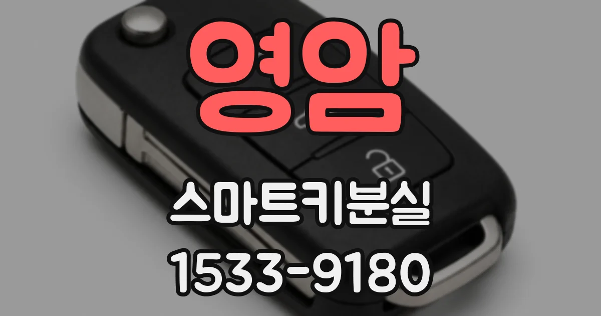 영암 스마트키분실