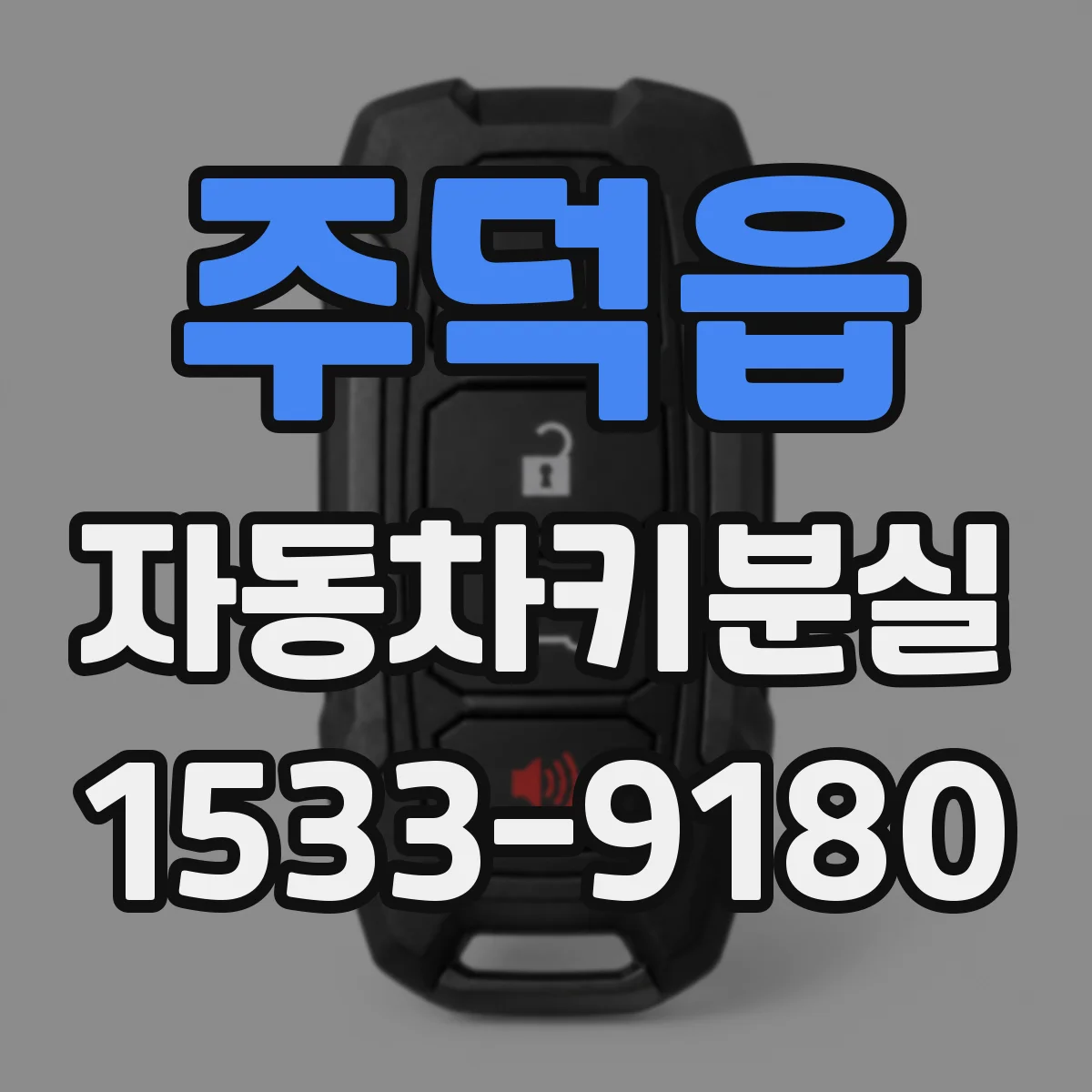 주덕읍 자동차키분실