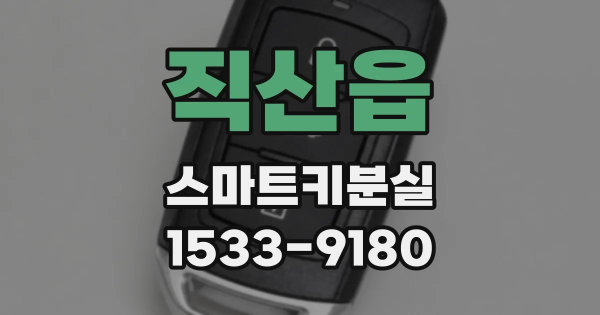 직산읍 스마트키분실
