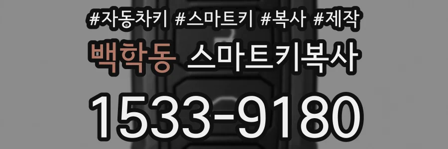 백학동 스마트키복사