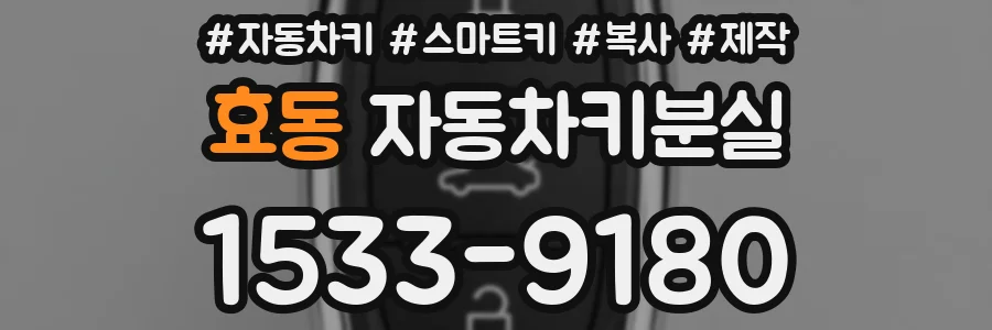 효동 자동차키분실