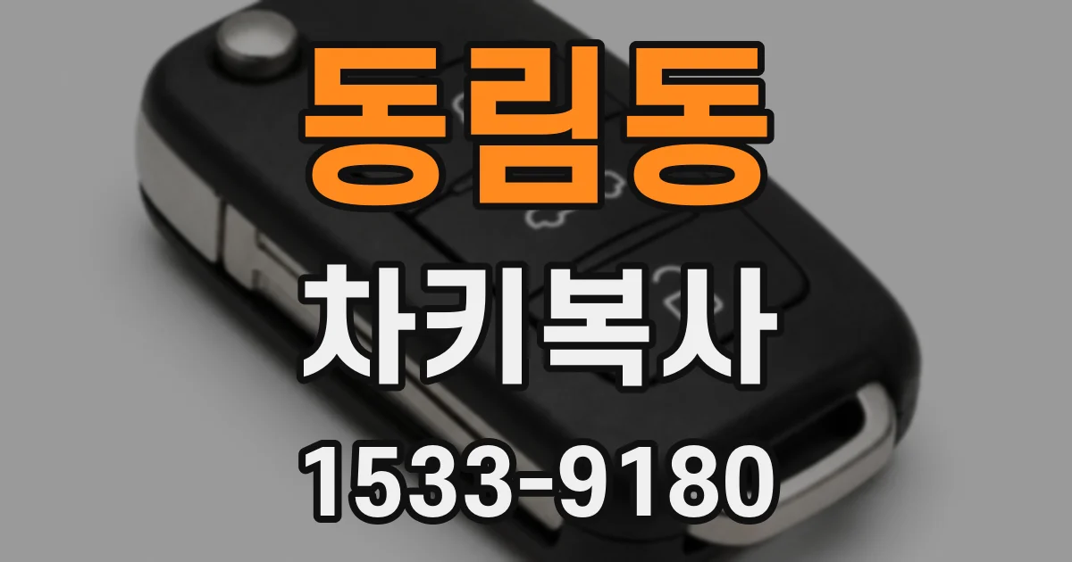 동림동 차키복사
