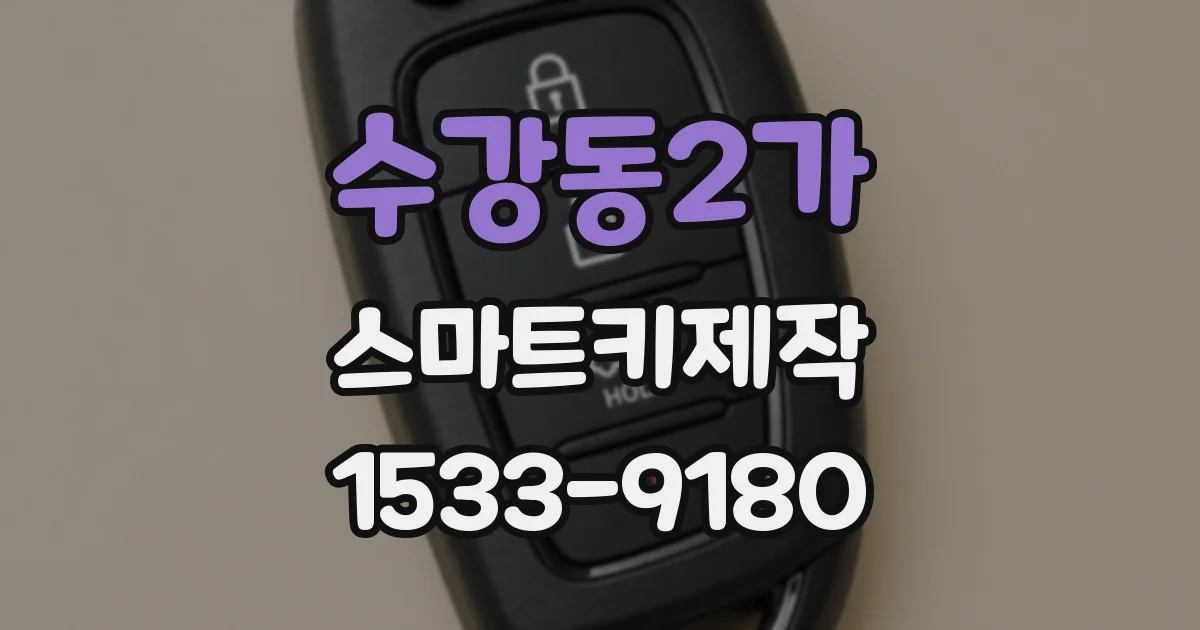 수강동2가 스마트키제작
