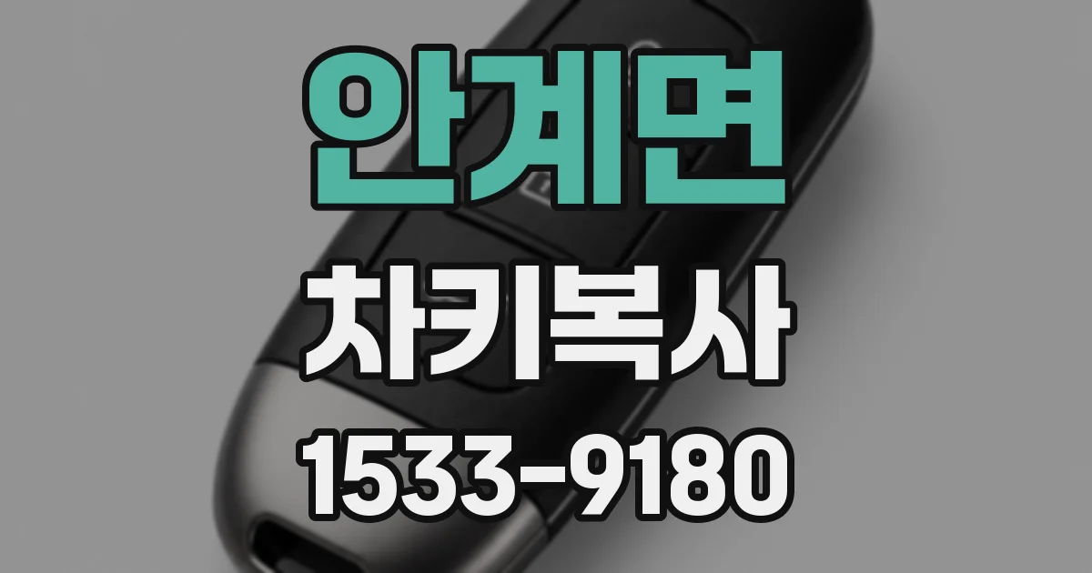 안계면 차키복사