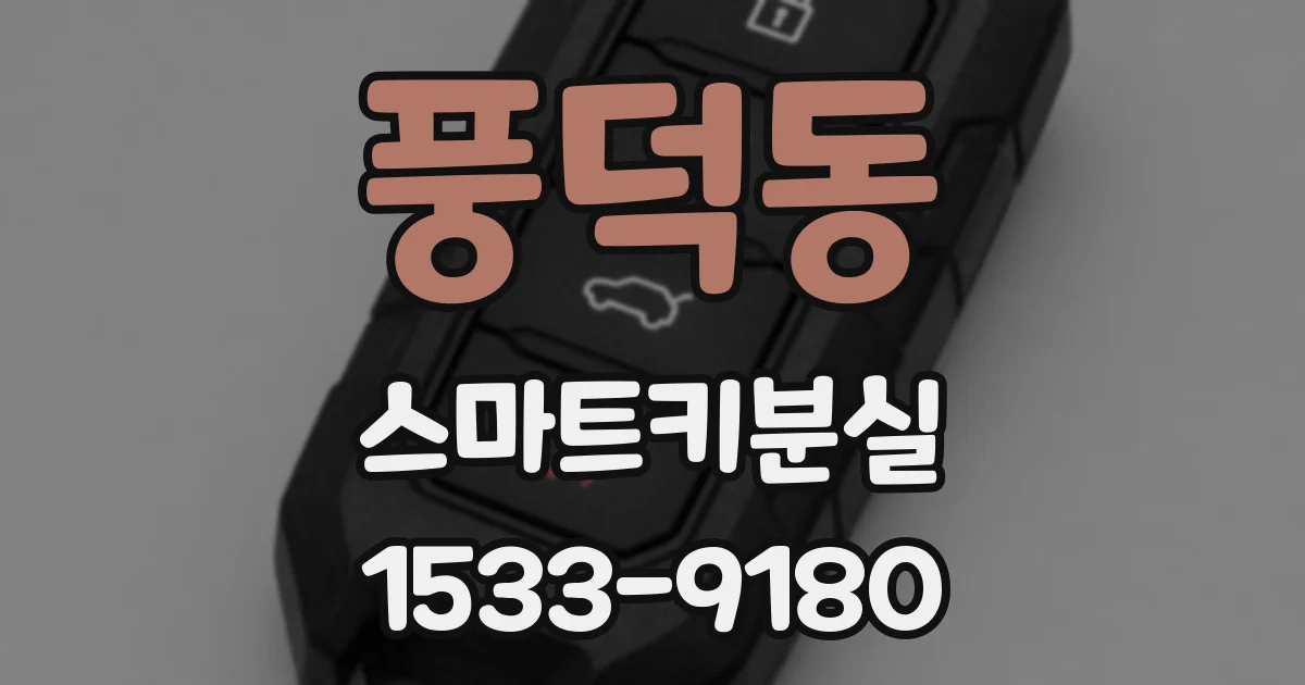 풍덕동 스마트키분실