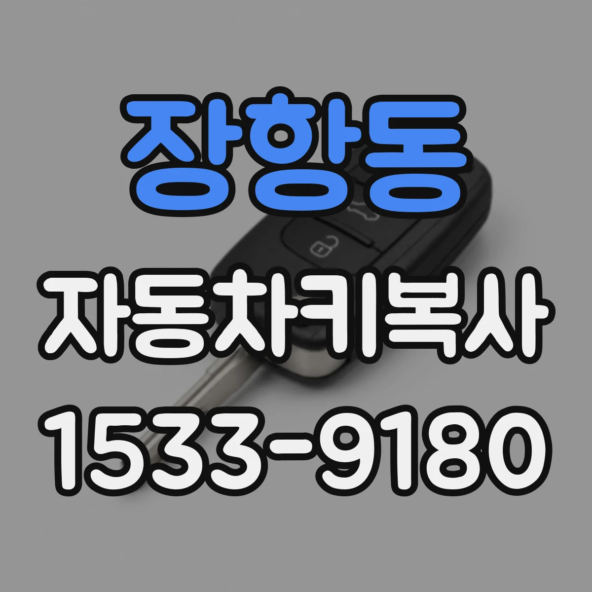 장항동 자동차키복사