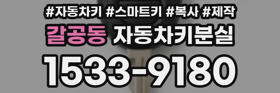 갈공동 자동차키분실