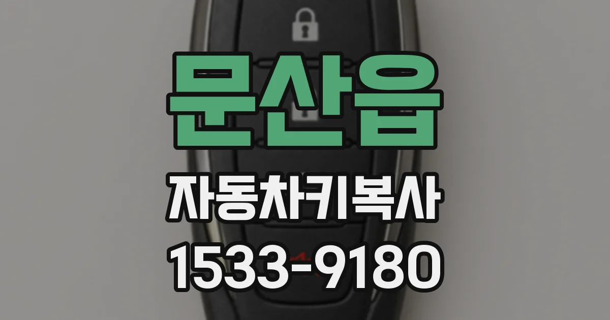 문산읍 자동차키복사