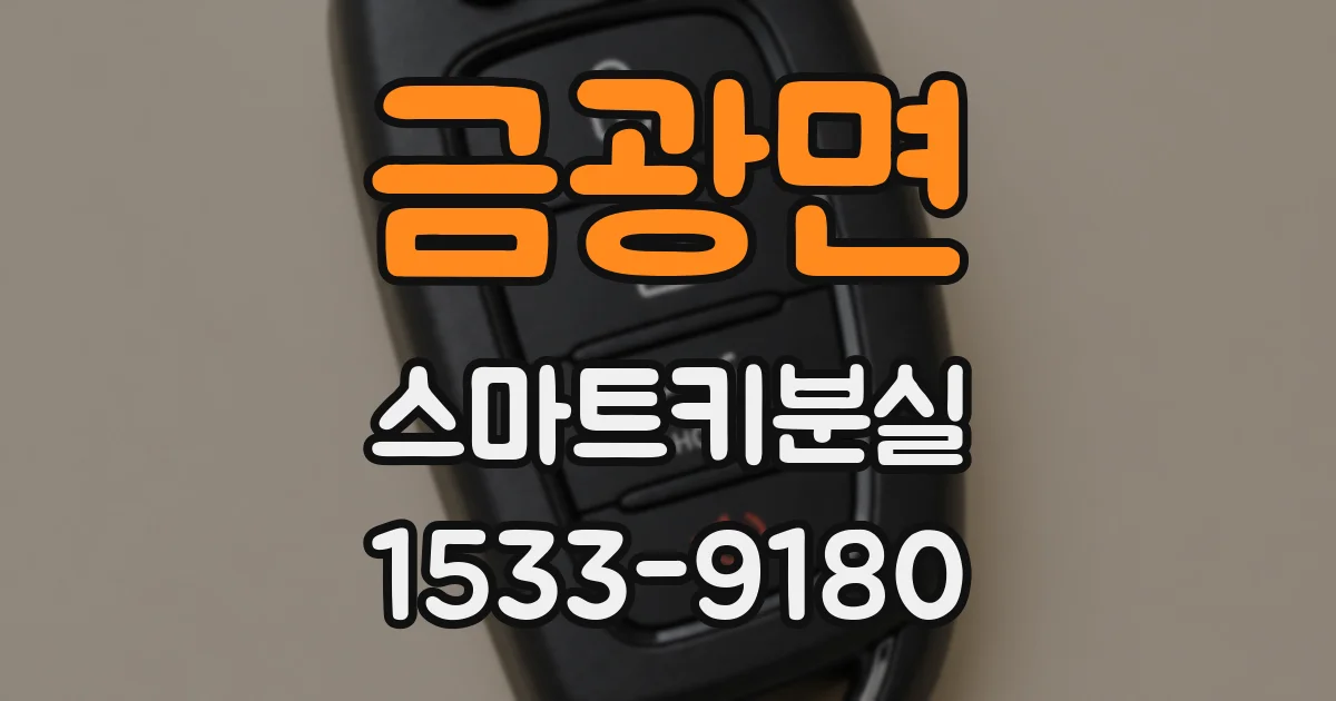 금광면 스마트키분실