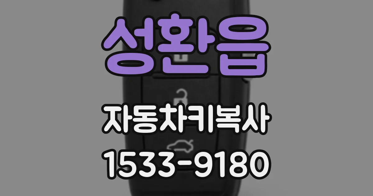 성환읍 자동차키복사