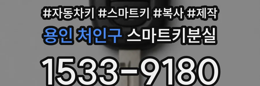 용인 처인구 스마트키분실