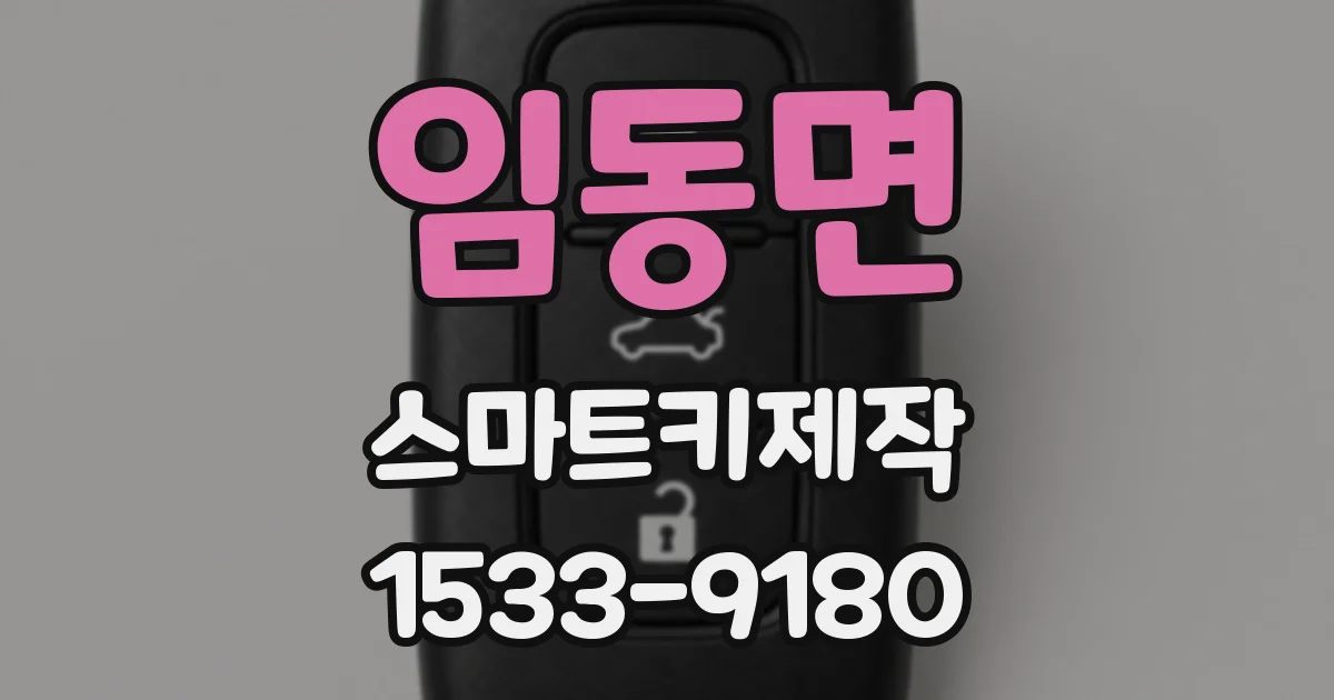 임동면 스마트키제작