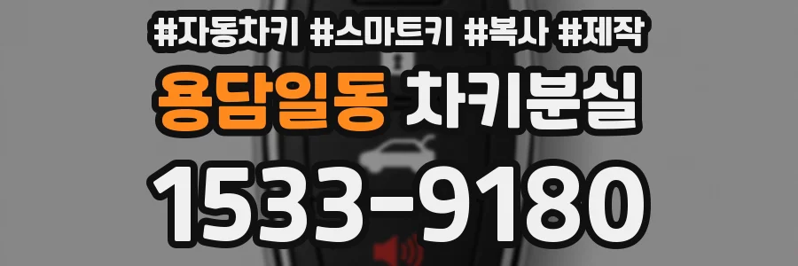 용담일동 차키분실