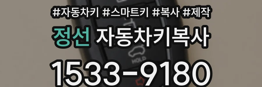 정선 자동차키복사