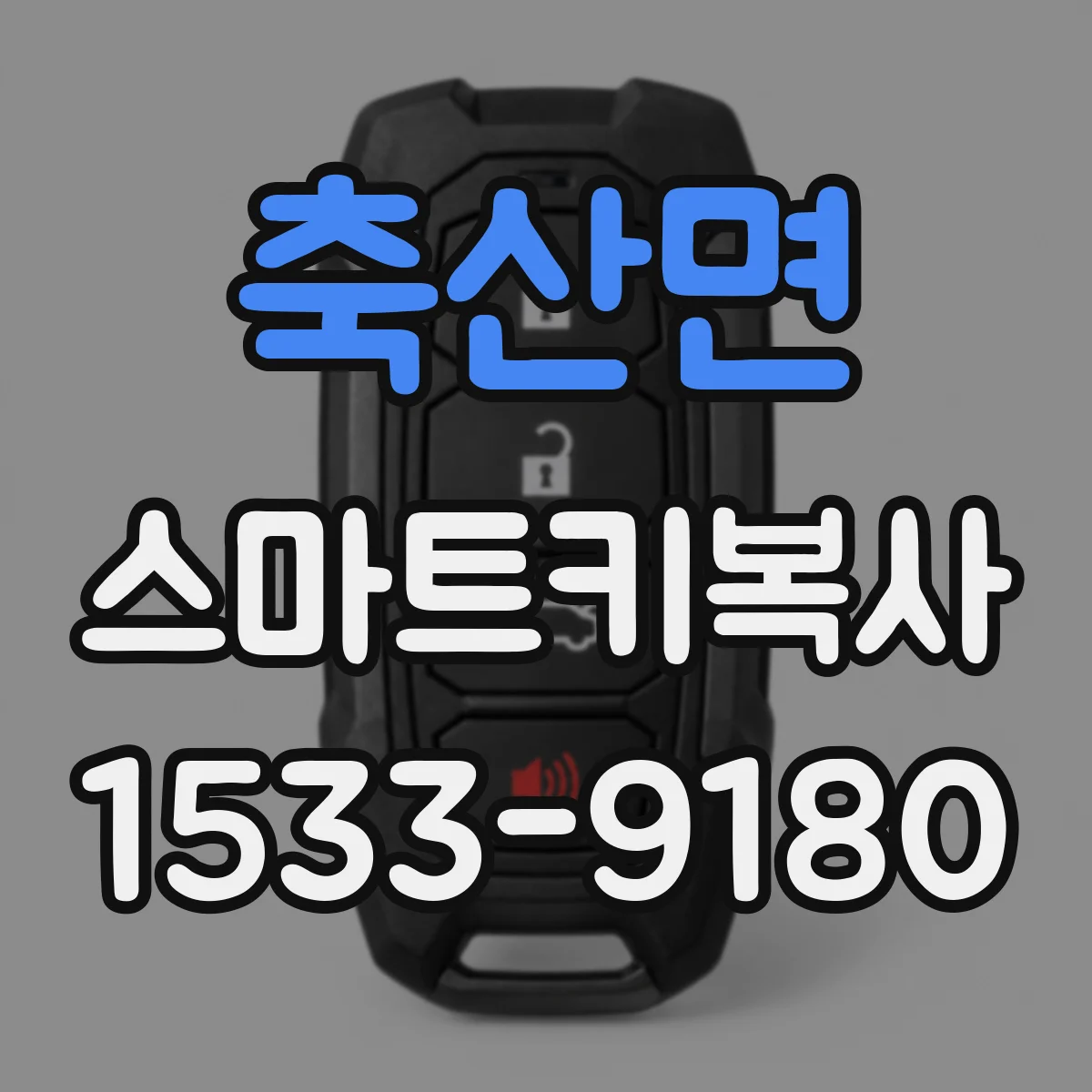 축산면 스마트키복사
