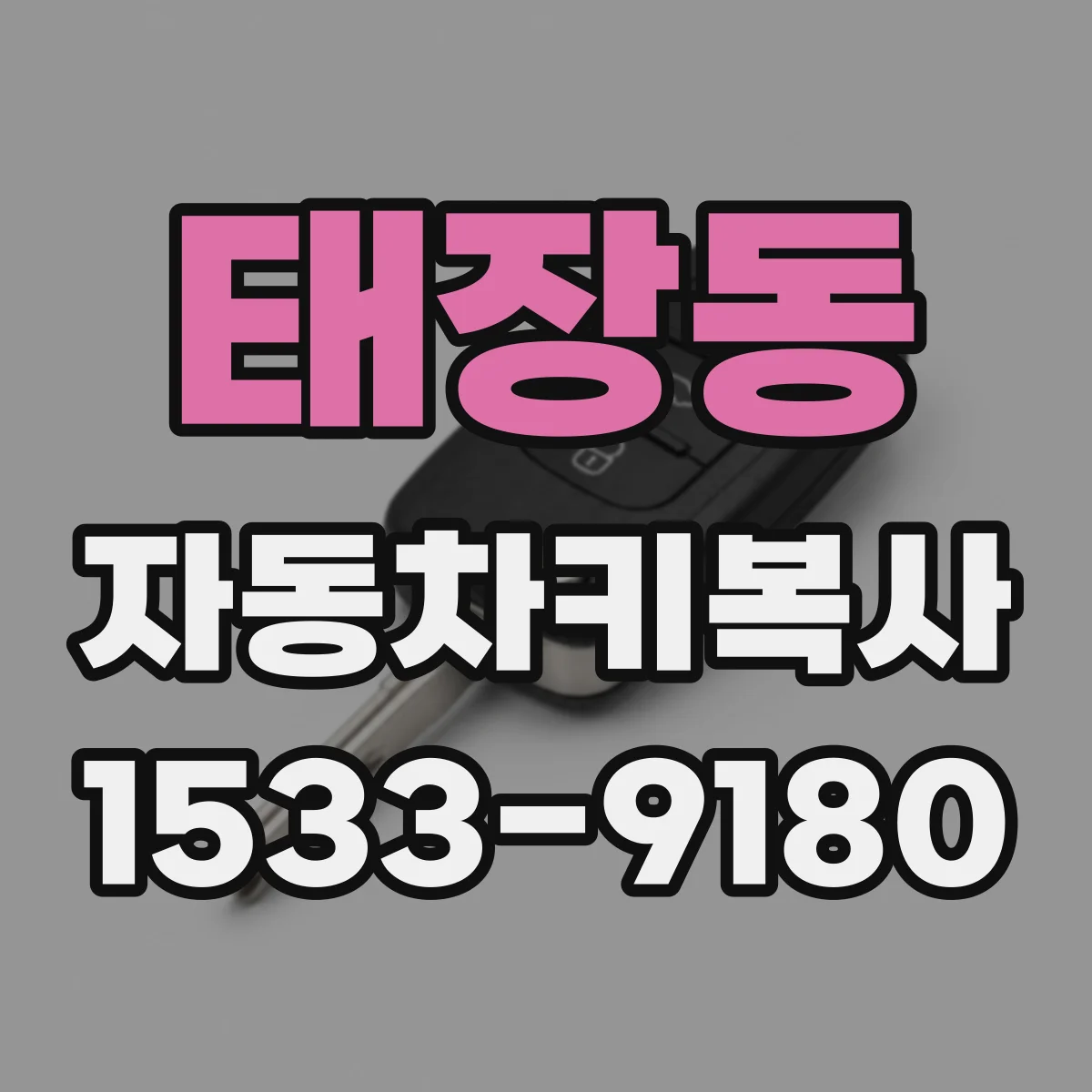 태장동 자동차키복사