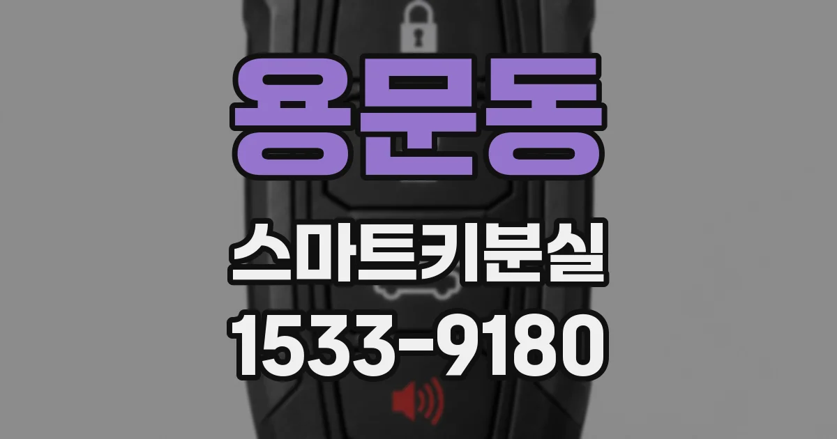 용문동 스마트키분실