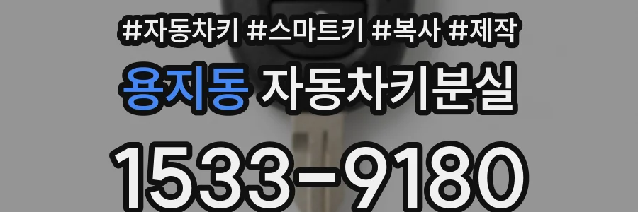 용지동 자동차키분실