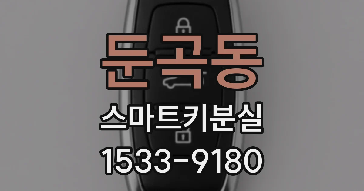 둔곡동 스마트키분실