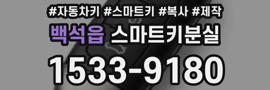 백석읍 스마트키분실