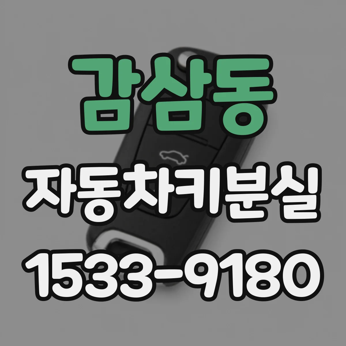 감삼동 자동차키분실