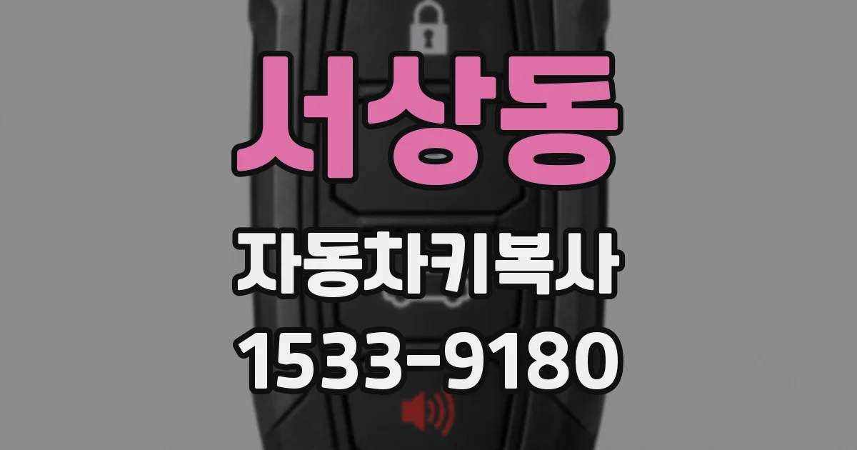 서상동 자동차키복사