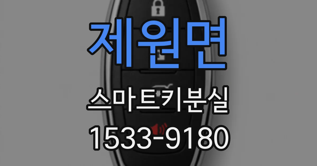 제원면 스마트키분실