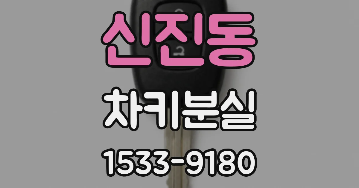 신진동 차키분실