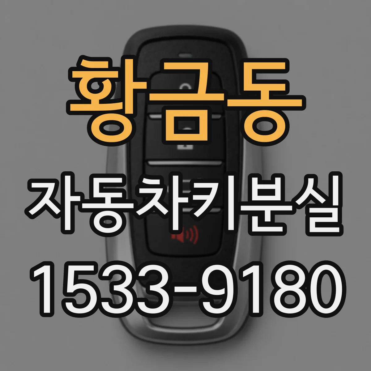 황금동 자동차키분실