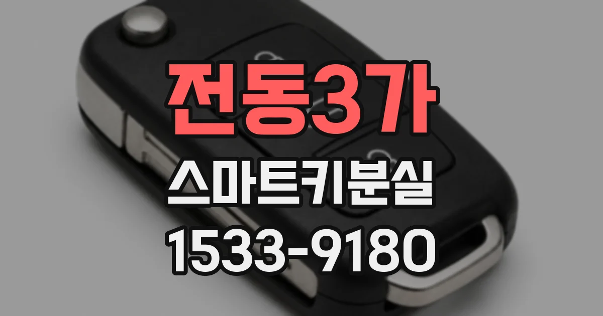 전동3가 스마트키분실