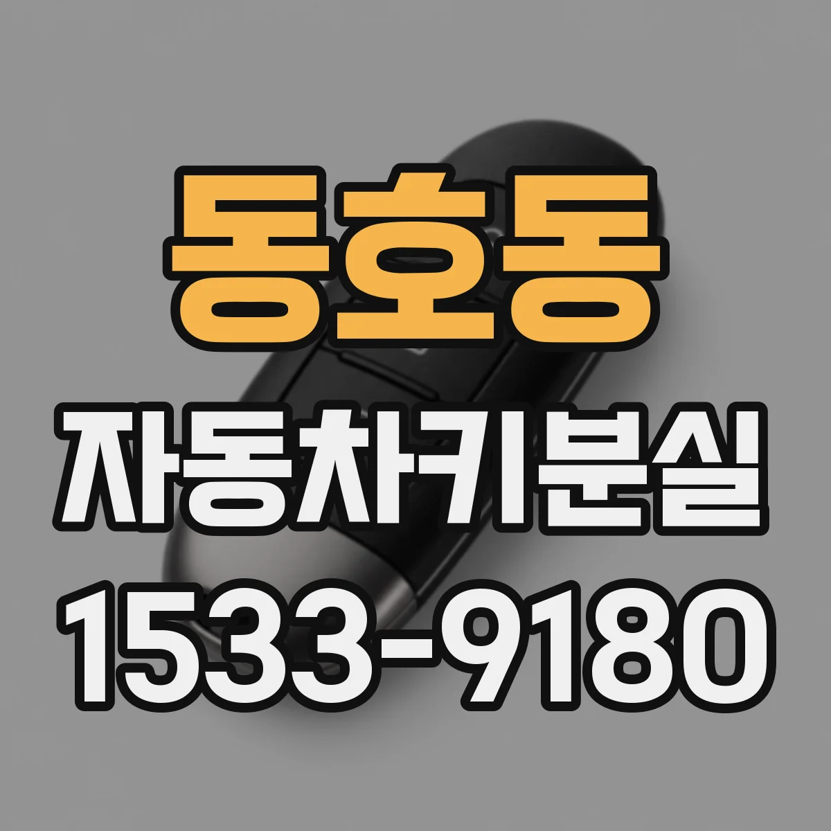 동호동 자동차키분실