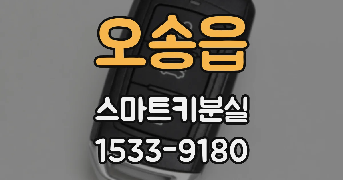 오송읍 스마트키분실