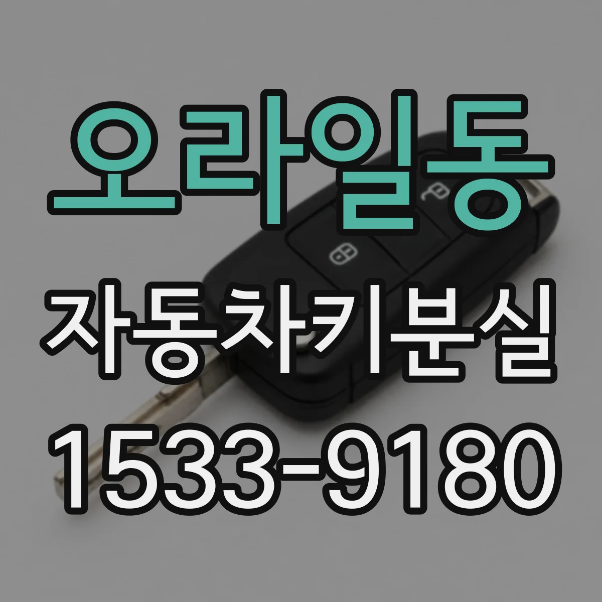 오라일동 자동차키분실