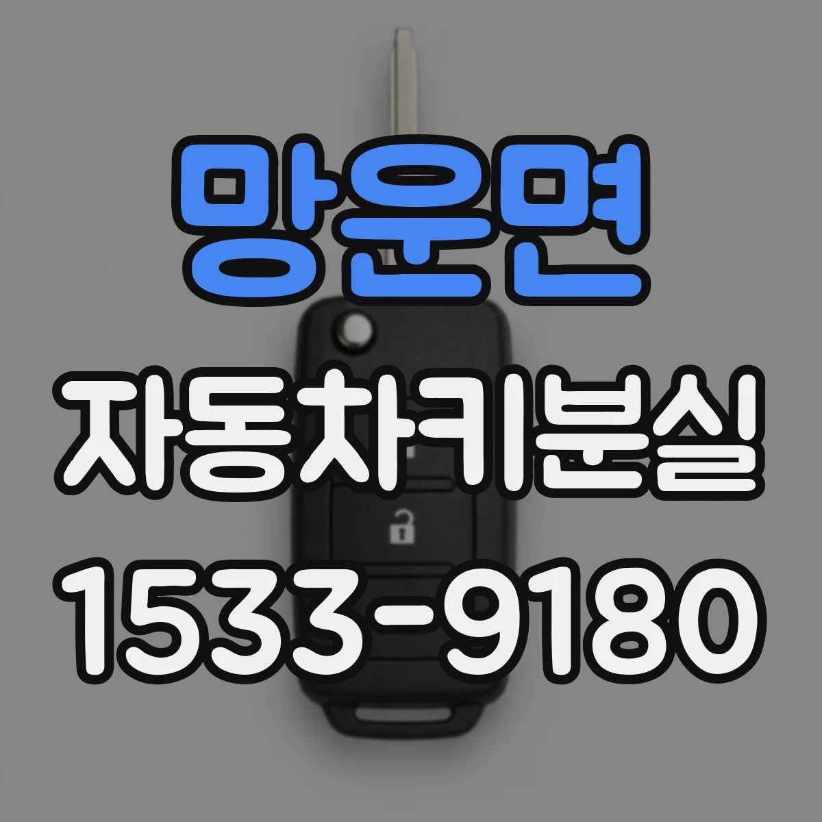 망운면 자동차키분실