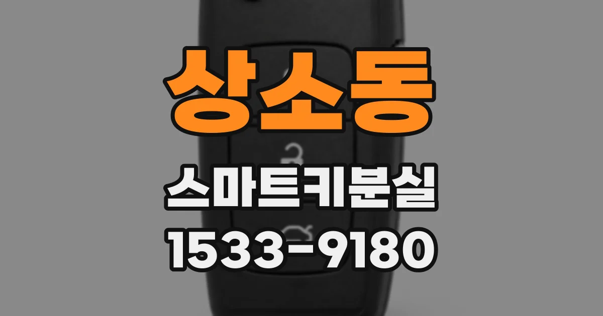 상소동 스마트키분실