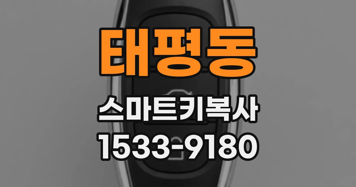 태평동 스마트키복사
