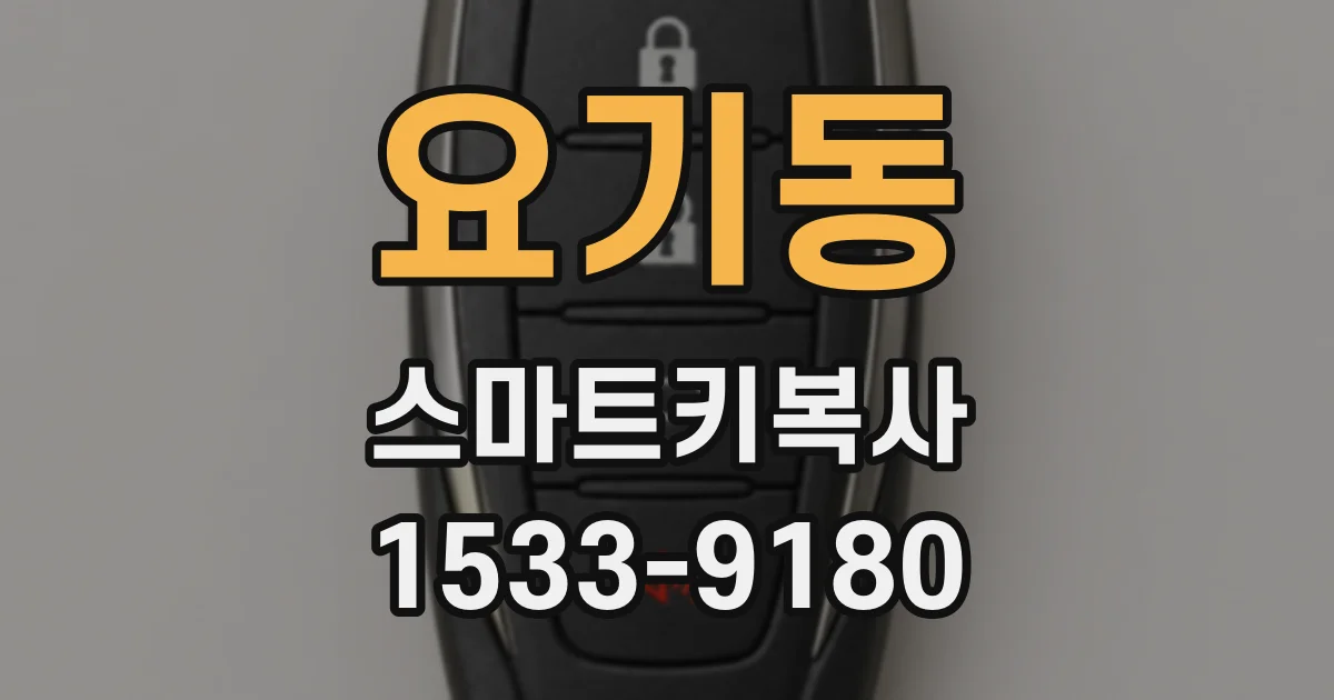 요기동 스마트키복사