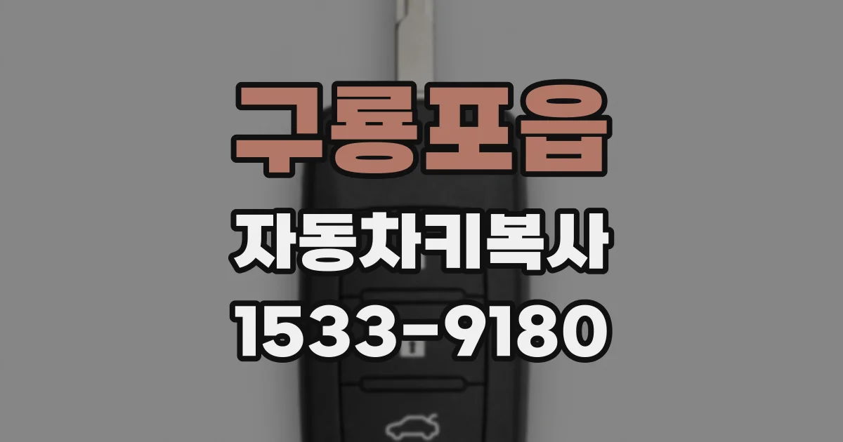 구룡포읍 자동차키복사