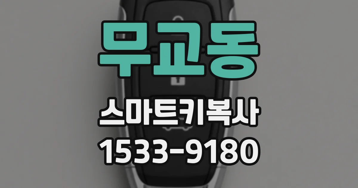 무교동 스마트키복사