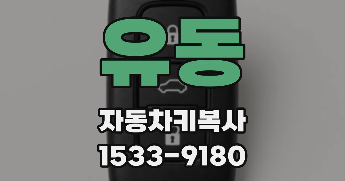 유동 자동차키복사