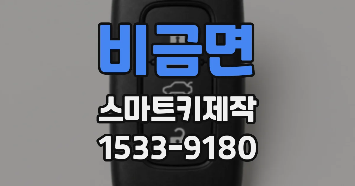 비금면 스마트키제작