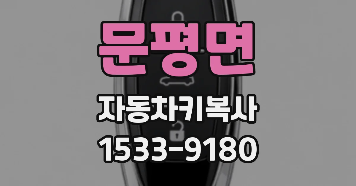 문평면 자동차키복사