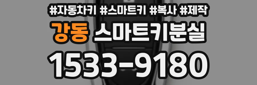 강동 스마트키분실