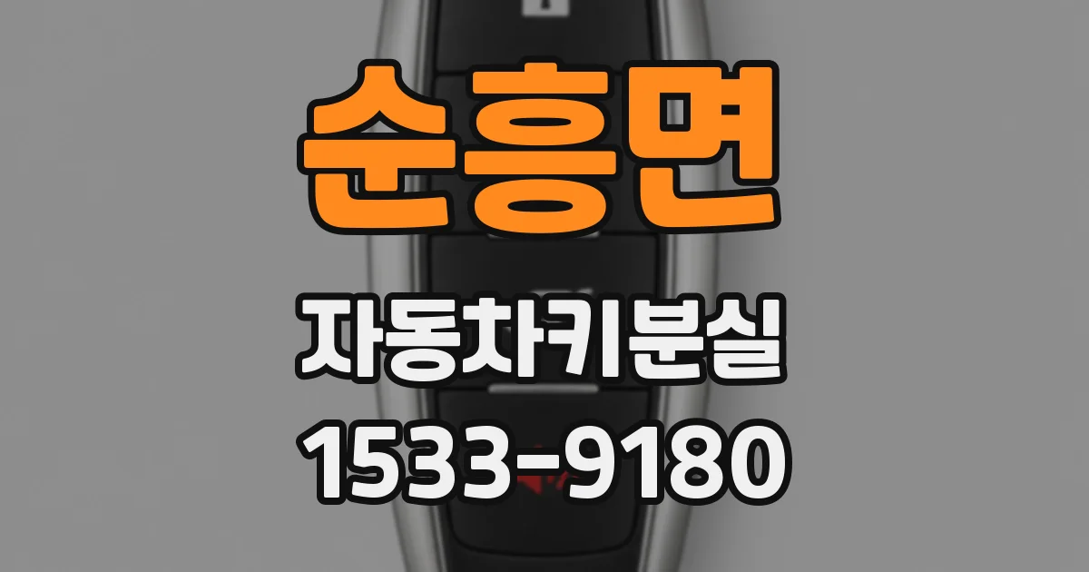 순흥면 자동차키분실