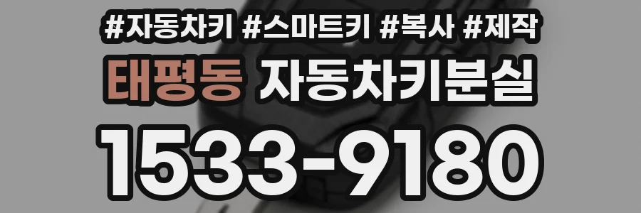 태평동 자동차키분실