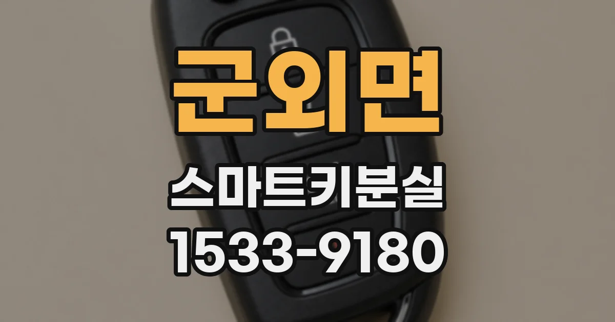 군외면 스마트키분실