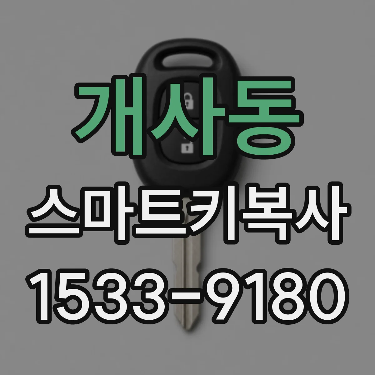 개사동 스마트키복사