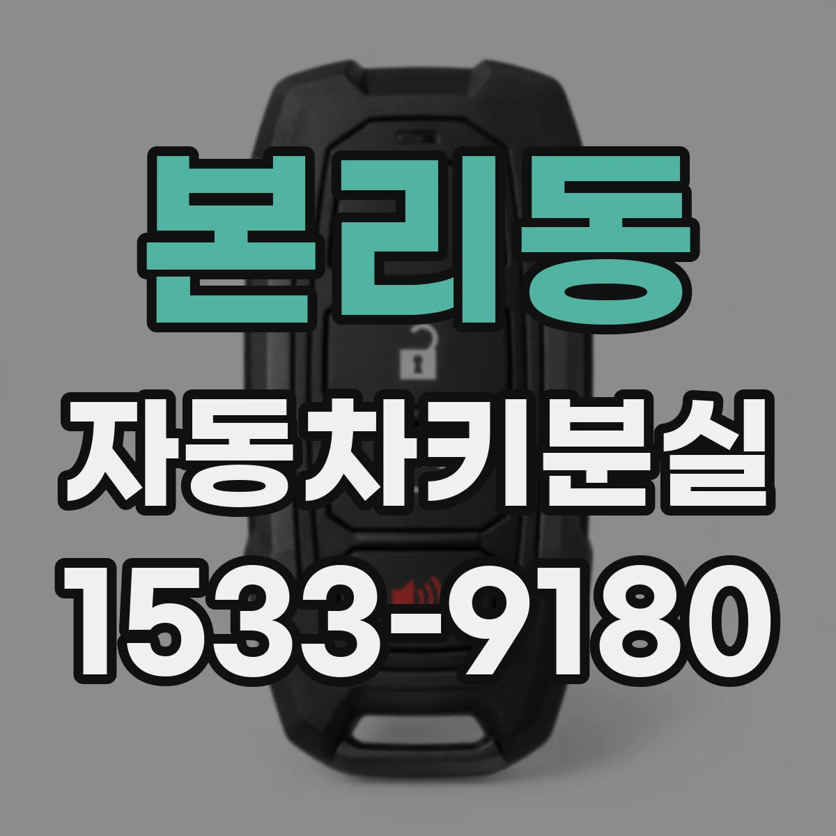 본리동 자동차키분실